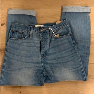 Madewell High Rise Dad Jean